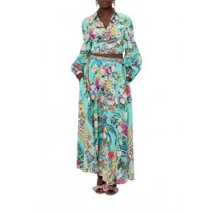NEW CAMILLA maxi circle skirt in gardens of queluz